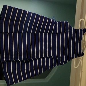 Polo Ralph Lauren dress navy and white